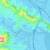 Mapa topográfico Greenbrae, altitud, relieve