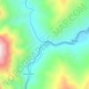 Mapa topográfico Previsto, altitud, relieve