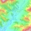 Mapa topográfico Sana, altitud, relieve