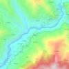 Mapa topográfico Gajyo, altitud, relieve