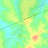 Mapa topográfico Nova Olinda, altitud, relieve