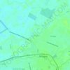 Mapa topográfico La Granja, altitud, relieve