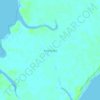 Mapa topográfico Praia do Japo, altitud, relieve