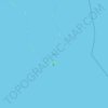 Mapa topográfico Ebeye, altitud, relieve