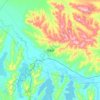 Mapa topográfico 玛多县, altitud, relieve