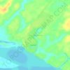 Mapa topográfico Novo Remanso, altitud, relieve