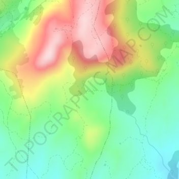 Mapa topográfico San Gilillos, altitud, relieve