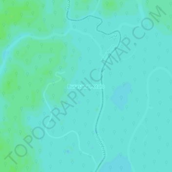 Mapa topográfico Potolo, altitud, relieve