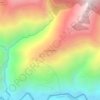Mapa topográfico Copacabana, altitud, relieve