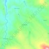 Mapa topográfico Challamayu, altitud, relieve