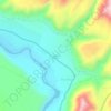 Mapa topográfico Nimo, altitud, relieve