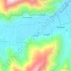 Mapa topográfico Purhuay, altitud, relieve