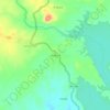 Mapa topográfico Huaypirá, altitud, relieve