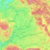 Mapa topográfico Ardeal, altitud, relieve