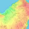 Mapa topográfico Le Bourg Neuf, altitud, relieve