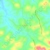 Mapa topográfico Pulpally, altitud, relieve