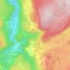 Mapa topográfico Sous les Barres, altitud, relieve