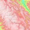 Mapa topográfico Provincia de Angaraes, altitud, relieve