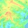Mapa topográfico Tourlarec, altitud, relieve