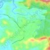 Mapa topográfico Peechi, altitud, relieve