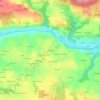 Mapa topográfico Le Poulat, altitud, relieve