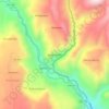 Mapa topográfico Tecllo / Ticcllo, altitud, relieve