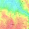 Mapa topográfico Kerjezequel, altitud, relieve