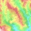 Mapa topográfico Androli, altitud, relieve
