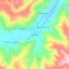 Mapa topográfico Pampas, altitud, relieve
