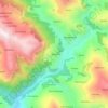Mapa topográfico Maheli, altitud, relieve