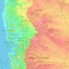 Mapa topográfico Naneghat, altitud, relieve