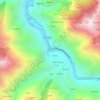 Mapa topográfico Mehla, altitud, relieve