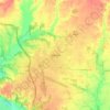 Mapa topográfico Bethalto, altitud, relieve