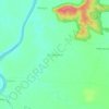 Mapa topográfico Dhoot Khedi, altitud, relieve