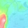 Mapa topográfico Purísima de Bustos, altitud, relieve