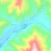 Mapa topográfico Hierro Viejo, altitud, relieve