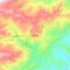 Mapa topográfico Nariño, altitud, relieve