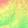 Mapa topográfico Aurora, altitud, relieve