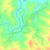 Mapa topográfico Sirumugai, altitud, relieve