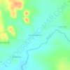 Mapa topográfico Saco dos Polidórios, altitud, relieve