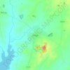 Mapa topográfico Bongo, altitud, relieve