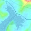 Mapa topográfico La Isla, altitud, relieve