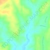 Mapa topográfico Carnaubeira, altitud, relieve