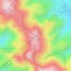 Mapa topográfico Cerro de la Volanta, altitud, relieve