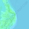 Mapa topográfico Sergipe, altitud, relieve