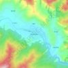 Mapa topográfico Mechuka, altitud, relieve
