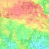 Mapa topográfico Mané Bras, altitud, relieve