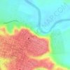 Mapa topográfico Punta de San Juan, altitud, relieve