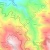 Mapa topográfico Bai, altitud, relieve