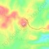 Mapa topográfico Cerro do Canguçu Velho, altitud, relieve